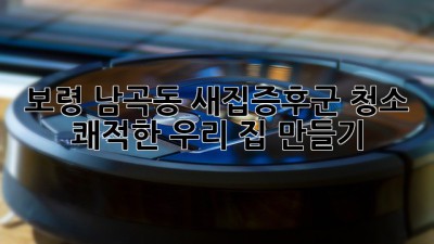 🏡 보령 남곡동 새집증후군 청소, ✨ 쾌적한 우리 집 만들기!